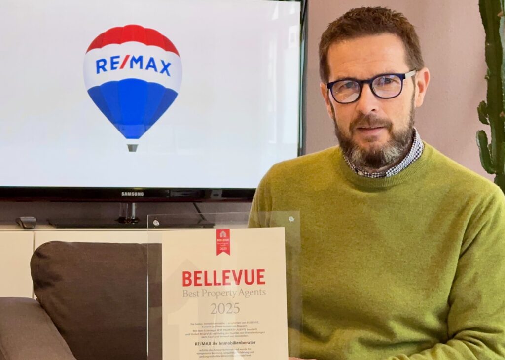 News-Beitrag: RE/MAX Ihr Immobilienberater aus Limburg als »BELLEVUE BEST PROPERTY AGENT 2025« ausgezeichnet