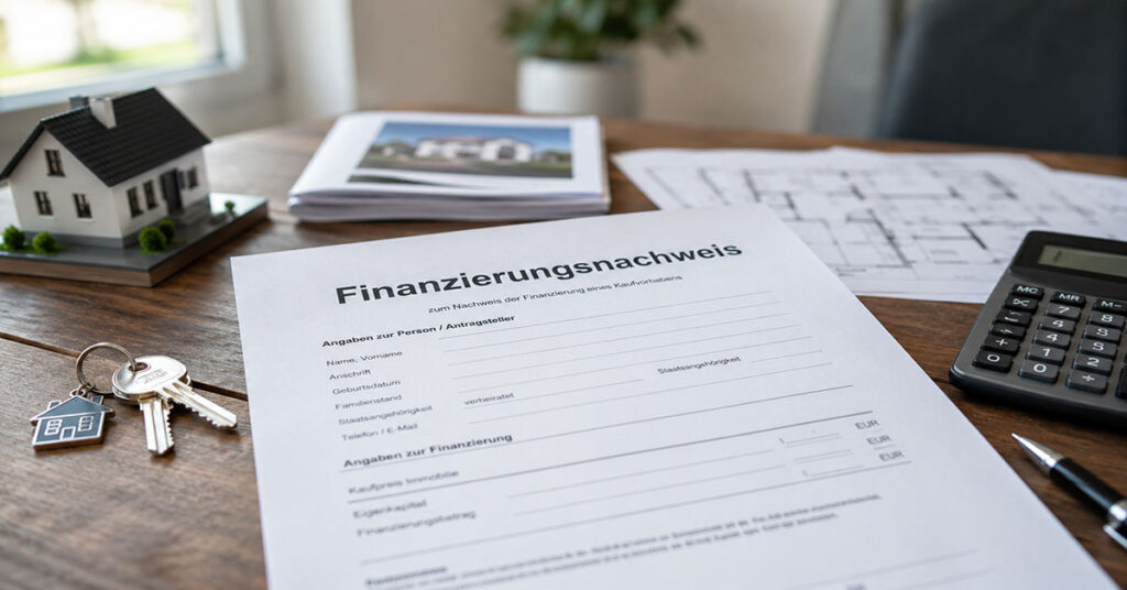 Finanzierungsnachweis