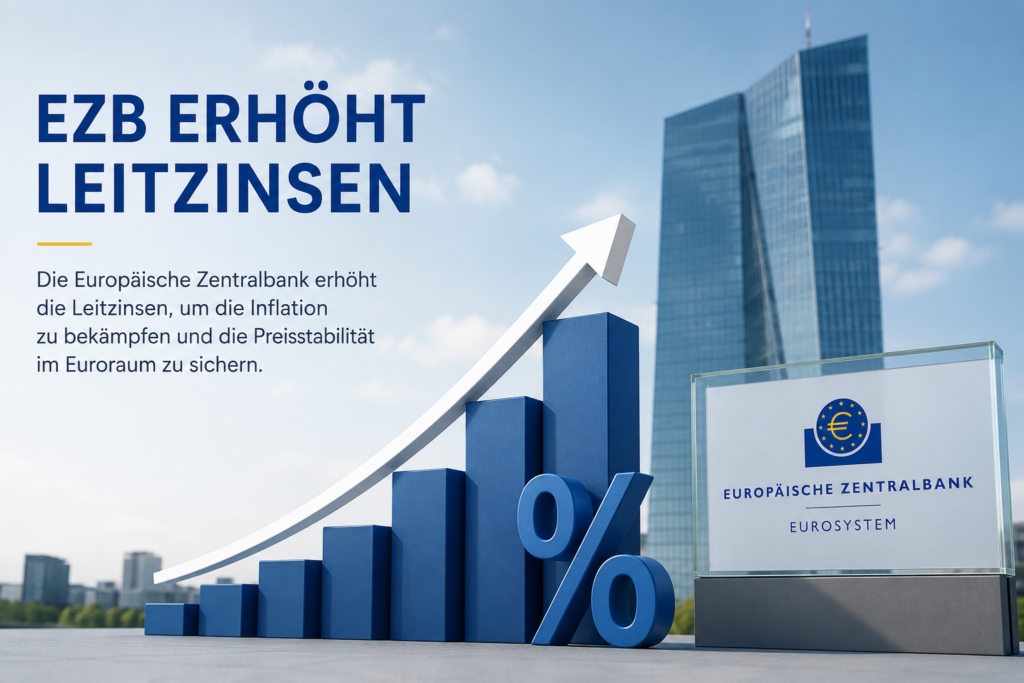 EZB erhöht Leitzinsen